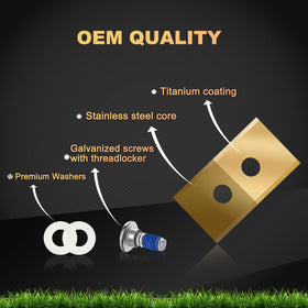 FourShow titanium carbide blades material ensures durable, rust-resistant cutting performance