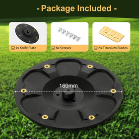 FourShow 6-blade disc on Navimow i210 AWD enhances lawn finish and precision.