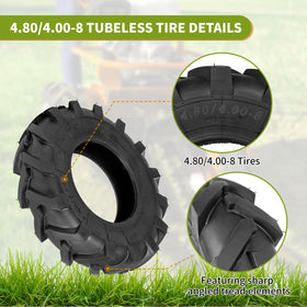 Fourtry lug pattern bites into mud and hills for stability.