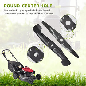 Blade angle design boosts lift airflow for easier mowing.