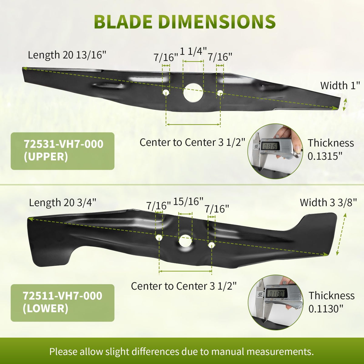 Fourtry carbon steel blades in black coating offer durability and rust resistance.