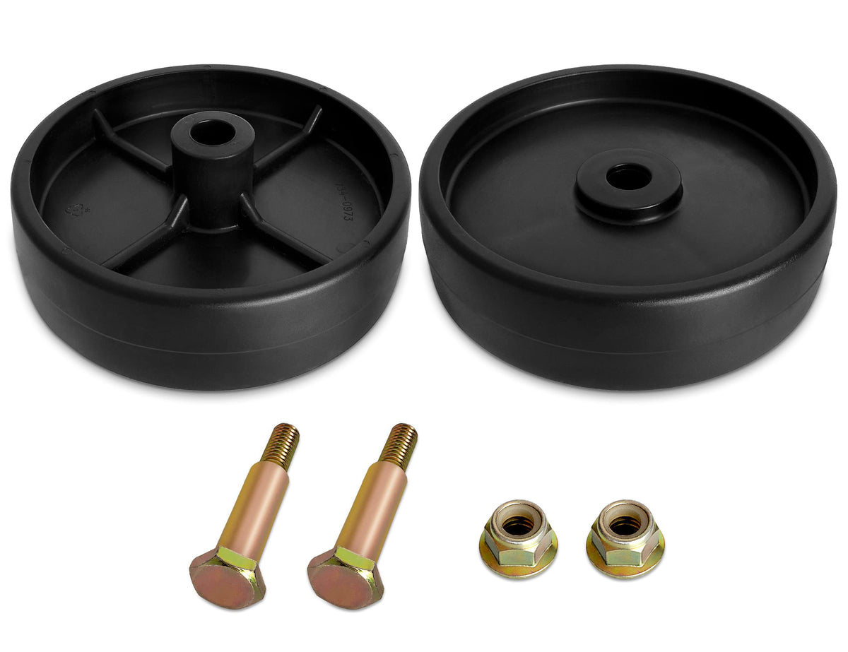 Fourtry deck wheel for Cub Cadet XT1-LT46 improving stability on slopes