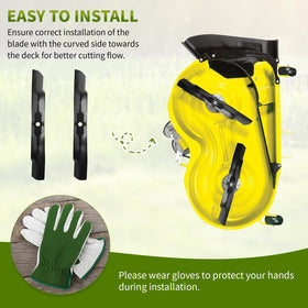 Fourtry durable-metal blade construction withstands tough conditions and wet terrain.