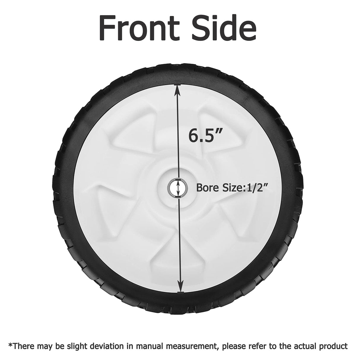 Close-up of Fourtry wheel tread detail showing rugged grip