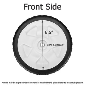 Close-up of Fourtry wheel tread detail showing rugged grip