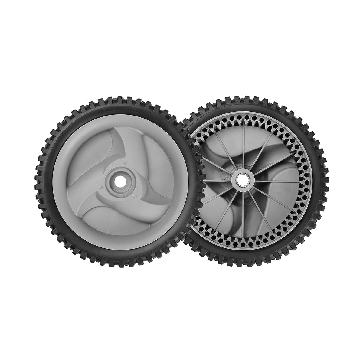 Fourtry front wheel for Craftsman mower improves traction and self-propelled performance.