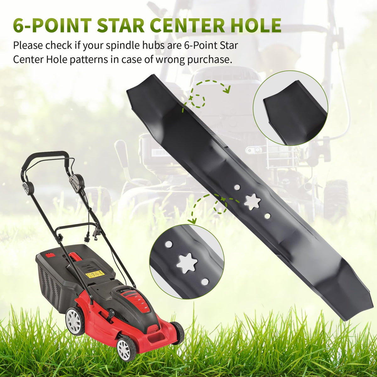Fourtry heavy-duty steel mower blades deliver long-lasting performance