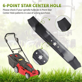Fourtry heavy-duty steel mower blades deliver long-lasting performance