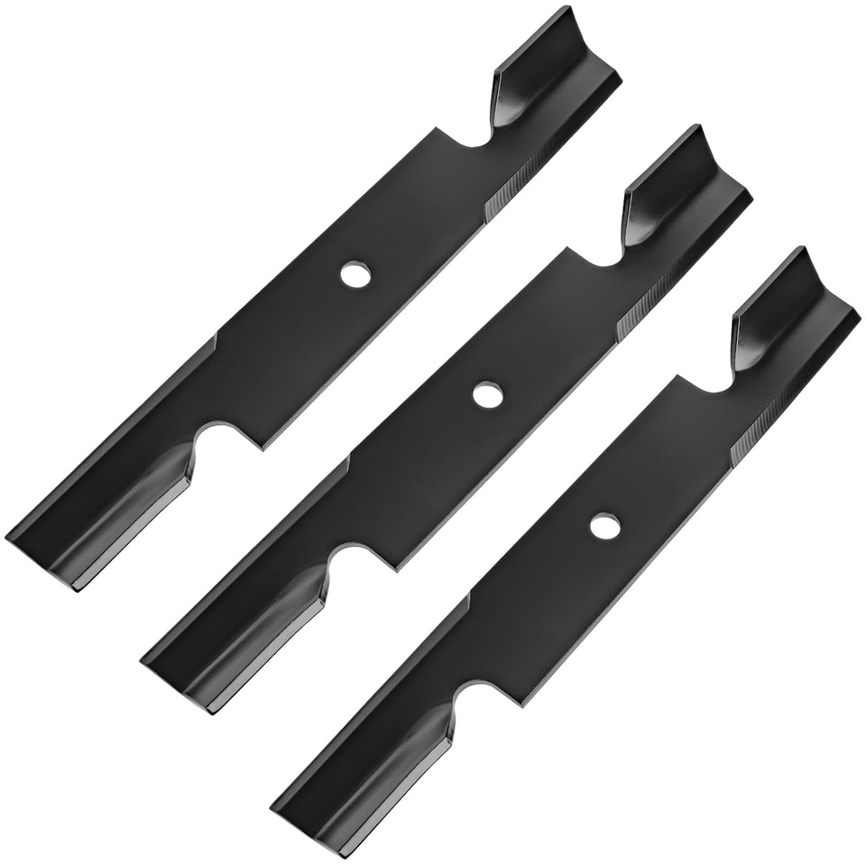 Fourtry high-lift blade 18 inch cutting edge improves bagging and clipping release
