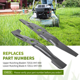 Fourtry lower blade for Honda HRX217 delivers balanced cuts.