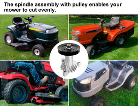 Fourtry mounting hardware kit simplifies DIY mower spindle replacement.