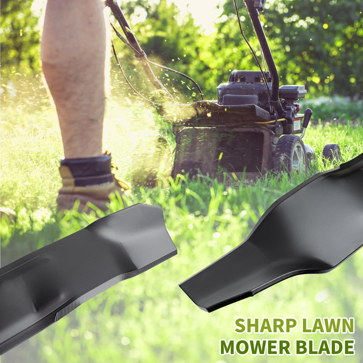 Fourtry mulching blades offer precise cut and vertical airflow