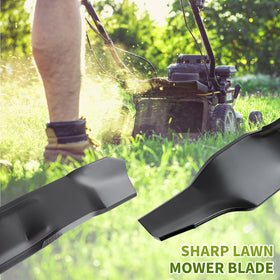 Fourtry mulching blades offer precise cut and vertical airflow