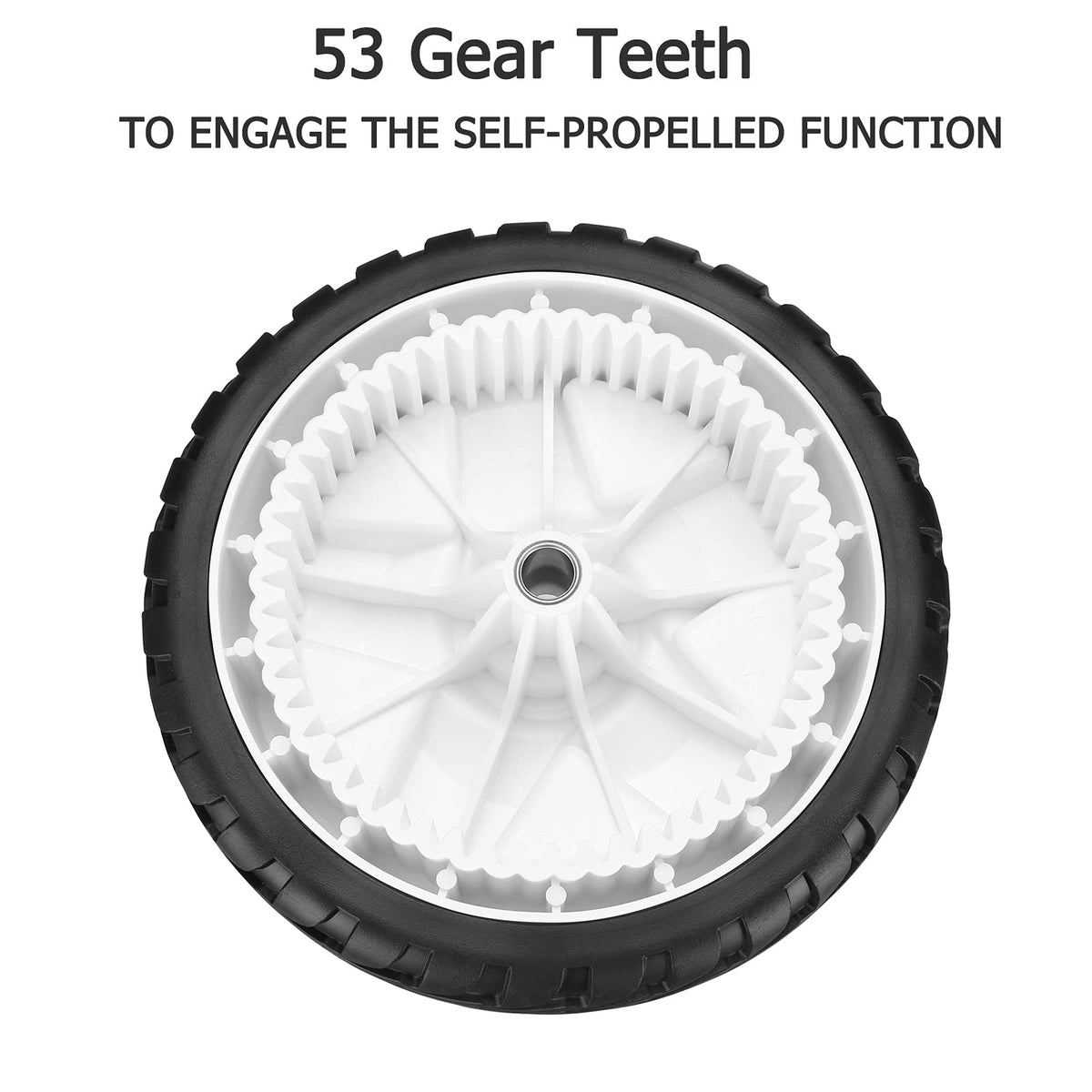 Fourtry packaging shows two front wheels for replacement set