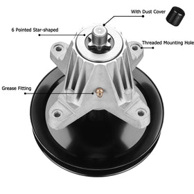 Fourtry pre greased spindle assembly ready for immediate setup and ongoing maintenance.