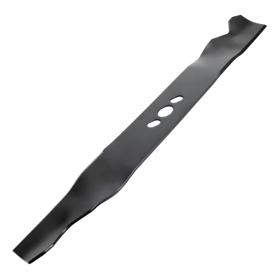 Fourtry 2105200317A 21-inch blade front view shows mulching design for clean yard cuts.