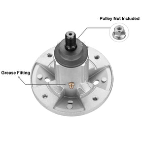 Fourtry spindle assembly for John Deere LA125, designed for easy swap and durable performance.