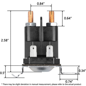 Fourtry solenoid compatible with Husqvarna tractors, expanding replacement choices.