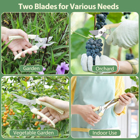 FOVCENT pruning shears 4-pack for versatile gardening tasks