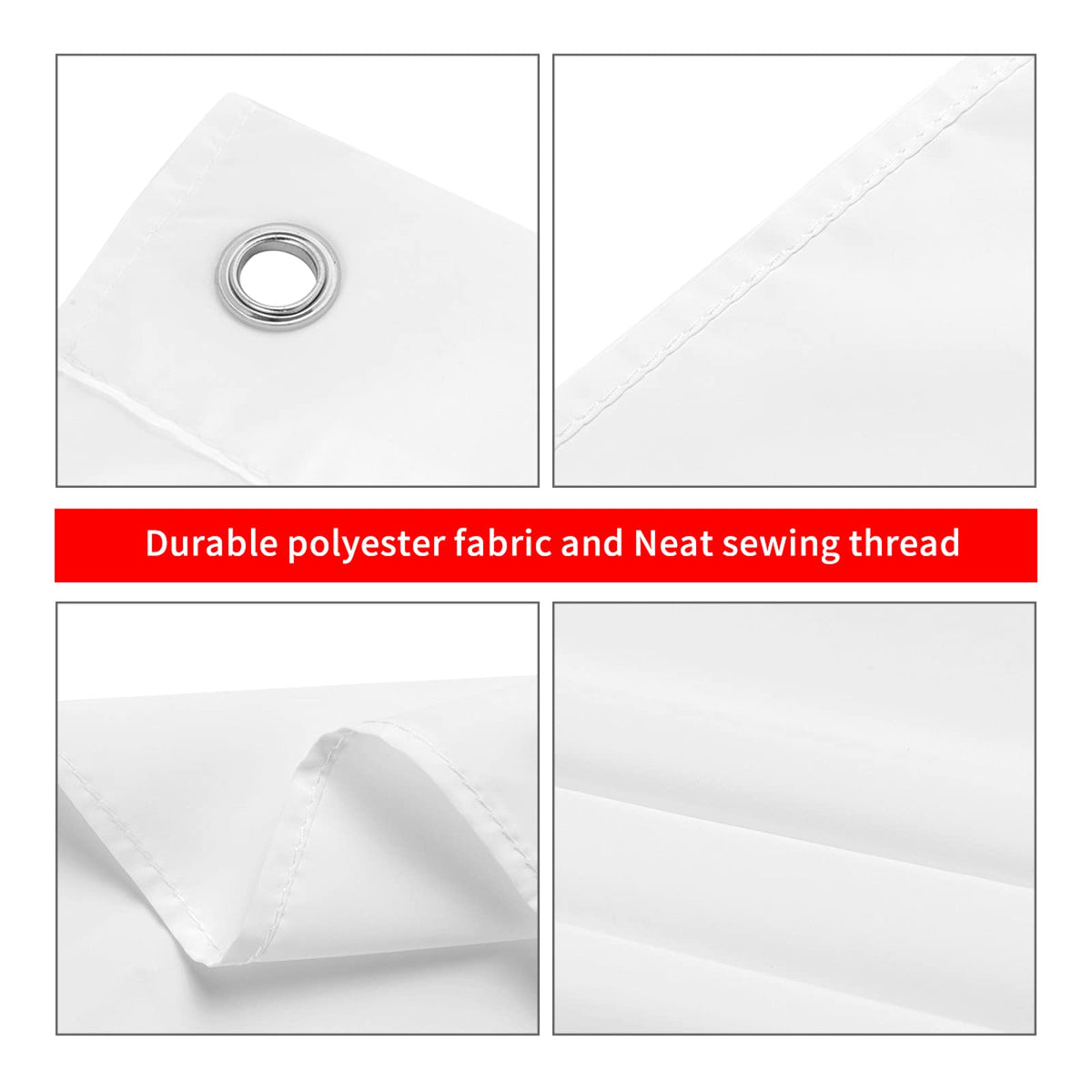 FOVLWYT Sarah Scott flag care guide image, machine washable for easy maintenance.