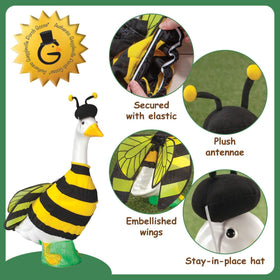 Fox Valley Traders Bumble Bee Hat with plush antennae adds playful detail