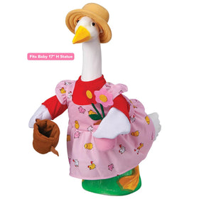 Fox Valley Traders Gaggleville Gardener Apron outfits the baby goose for garden tasks.