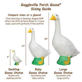 Fox Valley Traders Gaggleville Gardener Baby Goose Watering Can adds playful care.