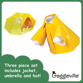 Fox Valley Traders Gaggleville raincoat goose outfit easy spot-cleaning.