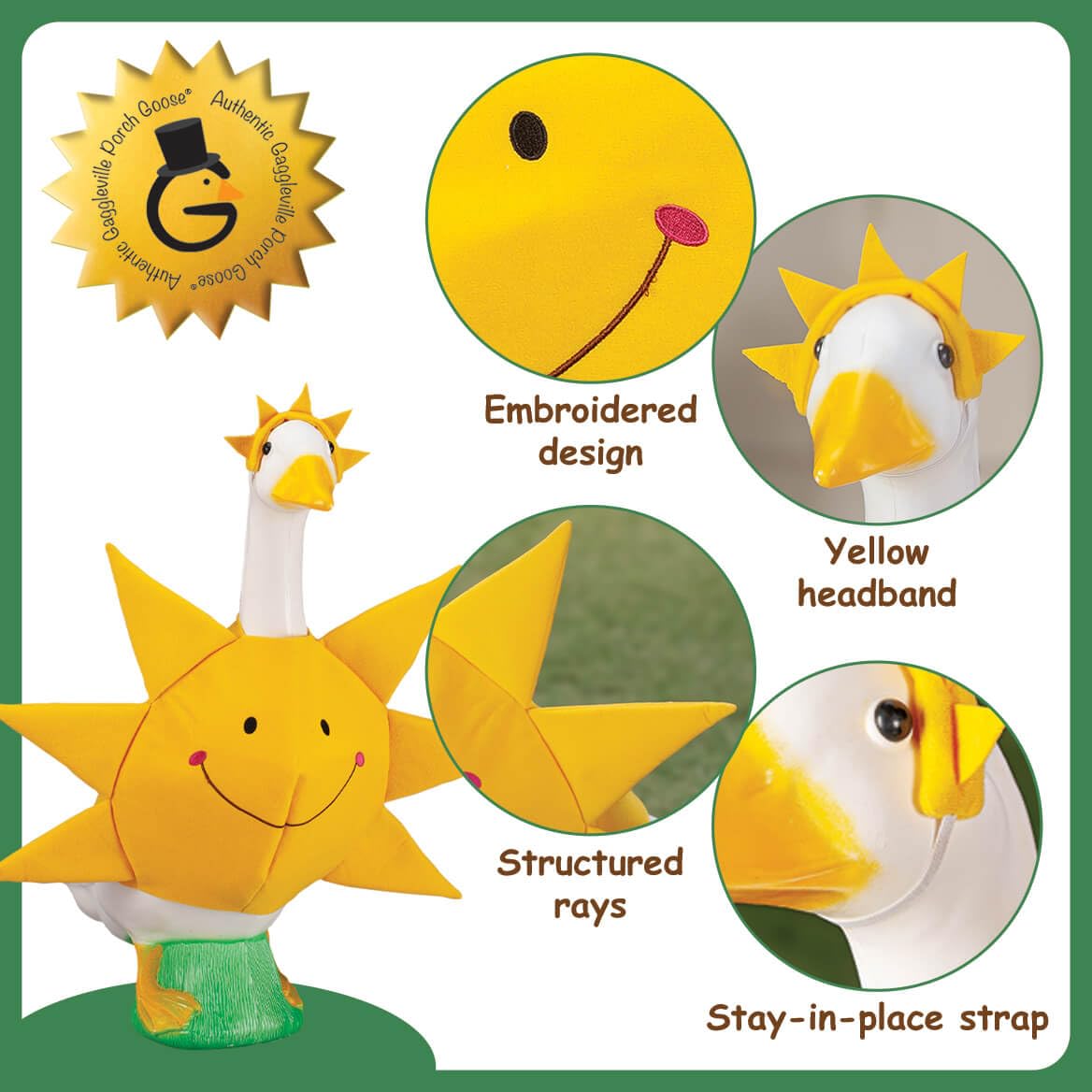 Fox Valley Traders Goose Outfit Suitable for indoor or sheltered outdoor display