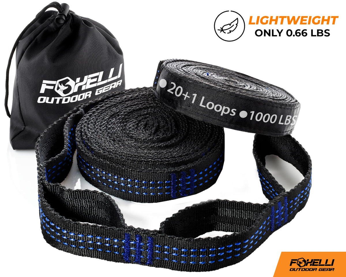 Foxelli straps together hold up to 2000 lbs total capacity.