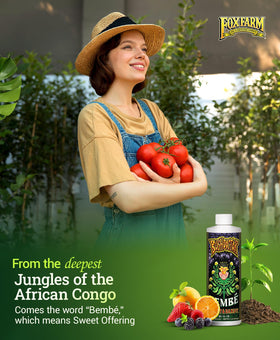 FoxFarm Bembé Sweet & Dandy promotes sweeter, vibrant harvests across growing setups.