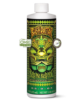 FoxFarm Bush Doctor Kelp Me Kelp You bottle for easy soil feeding.
