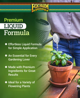 foxfarm grow big bottle dispense: promotes robust vegetative growth for lush indoor and outdoor plants.