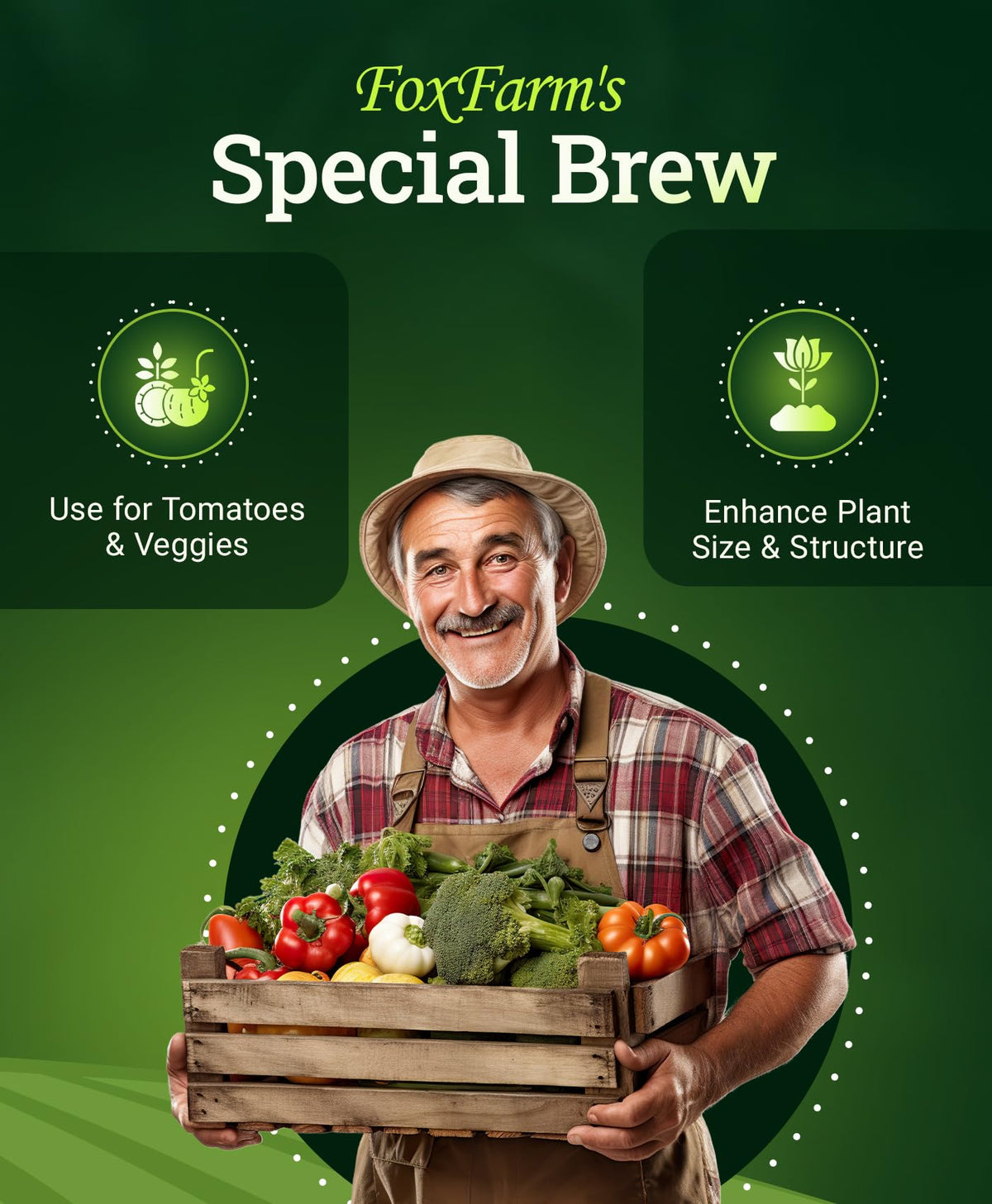 FoxFarm Grow Big liquid concentrate with earthworm castings supports robust vegetative development