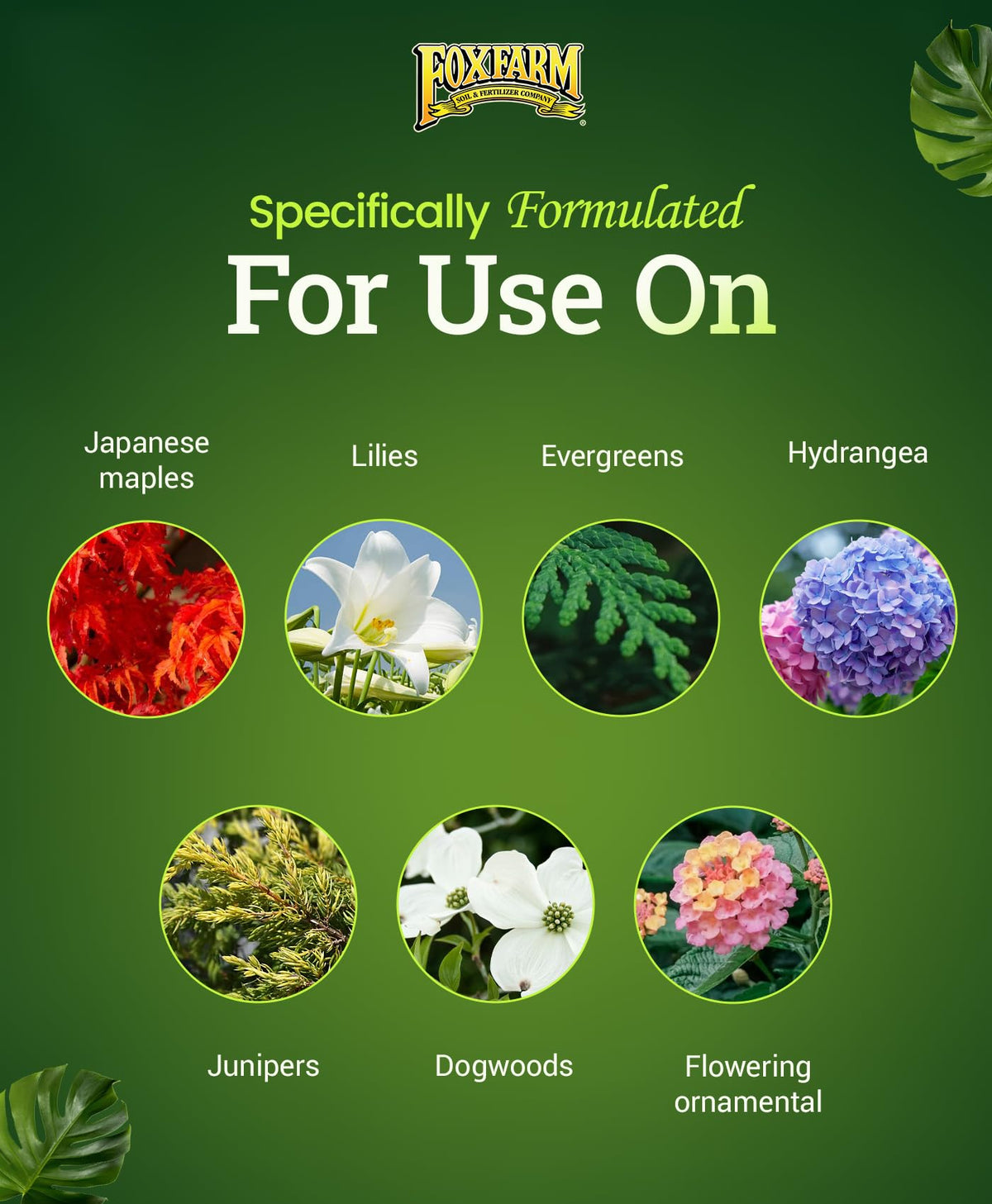 FoxFarm Happy Frog fertilizer supports strong branches on ornamentals.