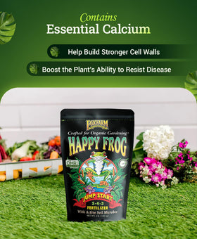FoxFarm Jump Start roots with mycorrhizal fungi promoting nutrient uptake