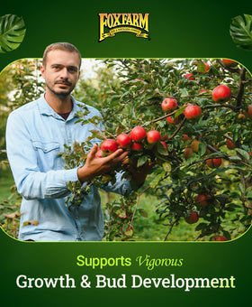 FoxFarm Marine Cuisine seasonal application shot shows easy feeding throughout the growing season.