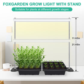 FOXGARDEN adjustable height stand adapts to tall and short plants