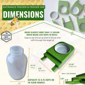 Vacuum-sealed perforated lid prevents syrup leaks