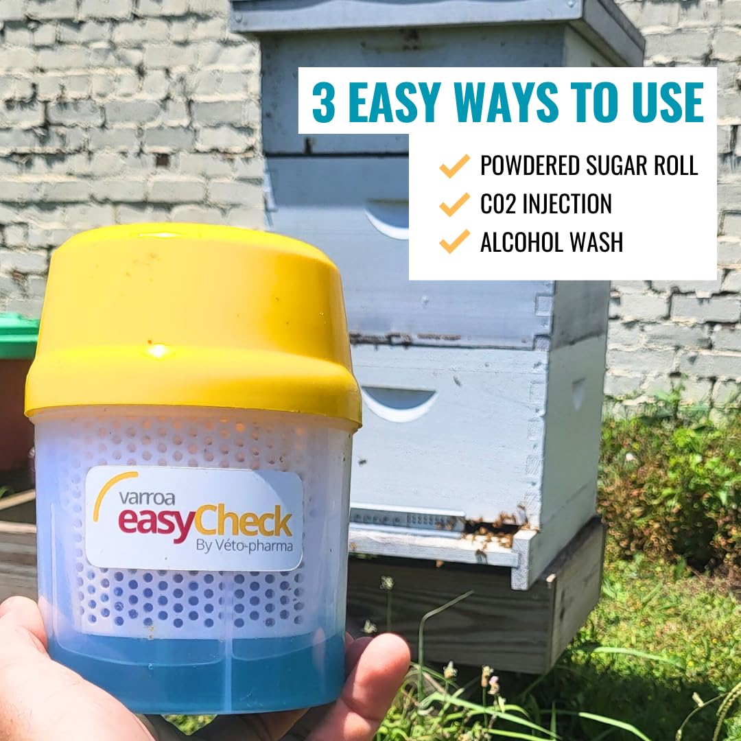 Foxhound Bee Varroa Easy Check side view shows compact ergonomic design for field use.