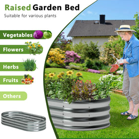 Foxlang 2-pack moveable garden bed setup for flexible placement