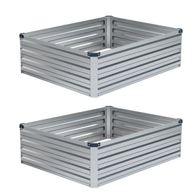 Foxlang 4x3x1ft raised garden bed assembly view for quick setup and long-term use.
