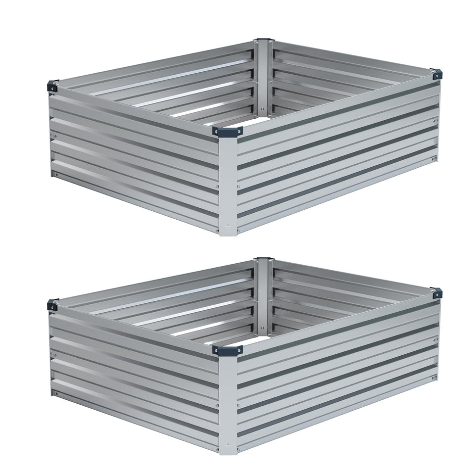Foxlang 4x3x1ft raised garden bed assembly view for quick setup and long-term use.