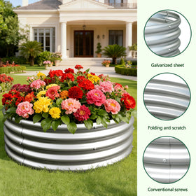 Foxlang galvanized steel bed demonstrates rust resistance for outdoor use
