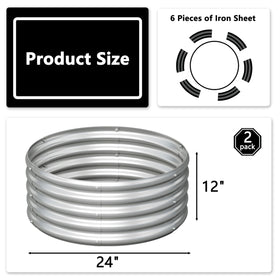 Foxlang open base design bed 2x2x1ft pack1 shows drainage for healthy roots