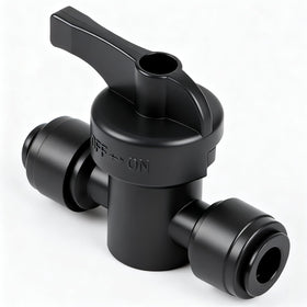FoxRose quick-connect shut-off valve assembly for precise garden irrigation control