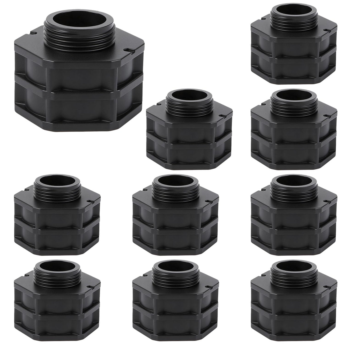 FoxRose shrub sprinkler adapter pack 10 for quick shrub watering without tools