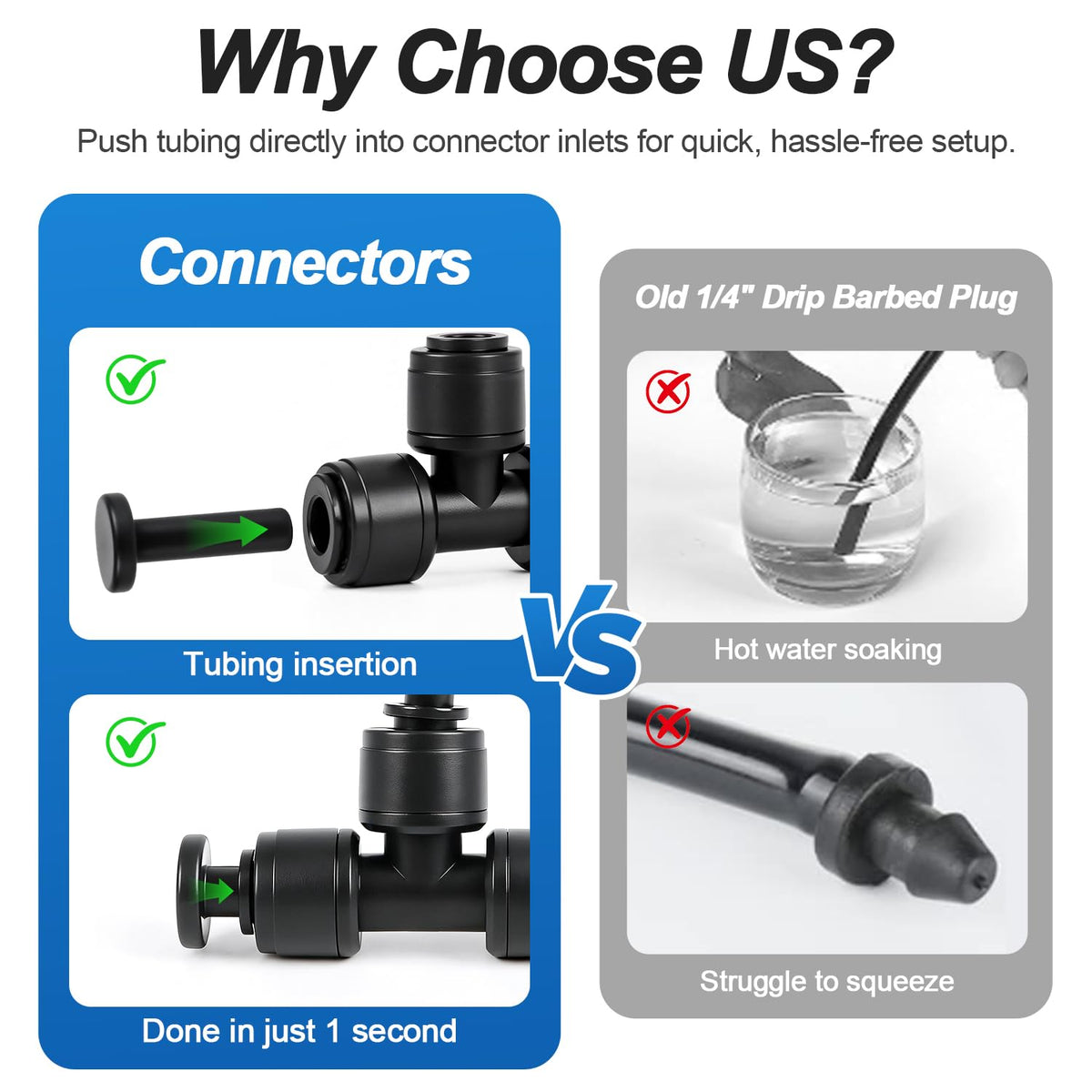 FoxRose end-plug UV-resistant and durable for outdoor irrigation.