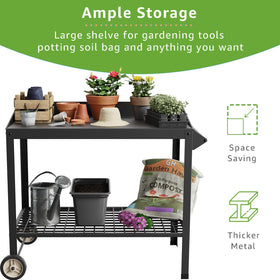 FOYUEE sturdy welds support up to 300 pounds for heavy pots.