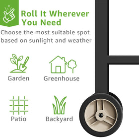 FOYUEE weatherproof coating protects the bench in all weather.